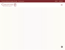 Tablet Screenshot of colettes.com